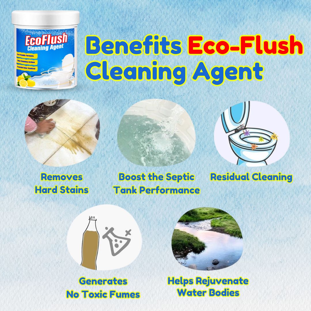 EcoFlush Cleaning Agent - BUY 1 GET 1 FREE