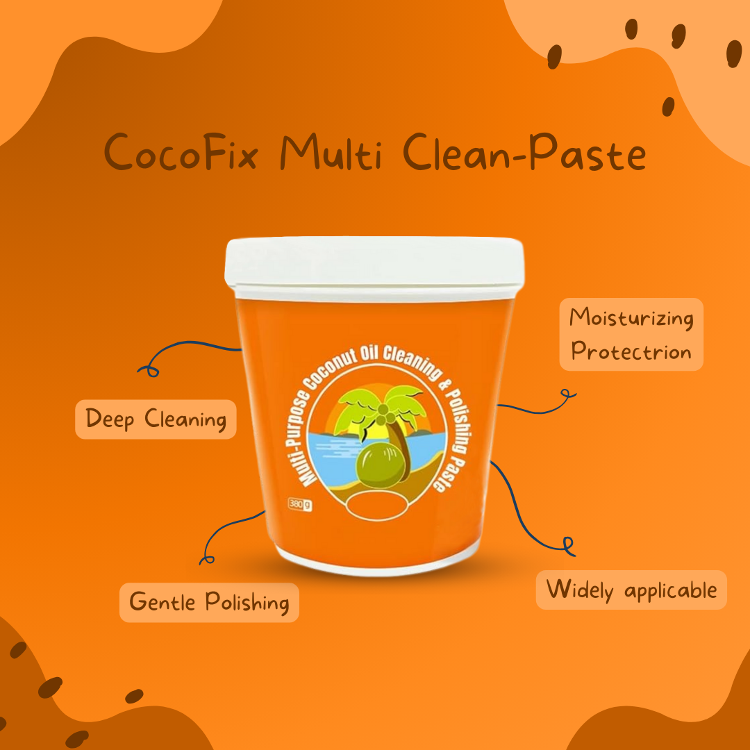 CocoFix Multi Clean Paste - Multi Purpose Cleaner and Polish