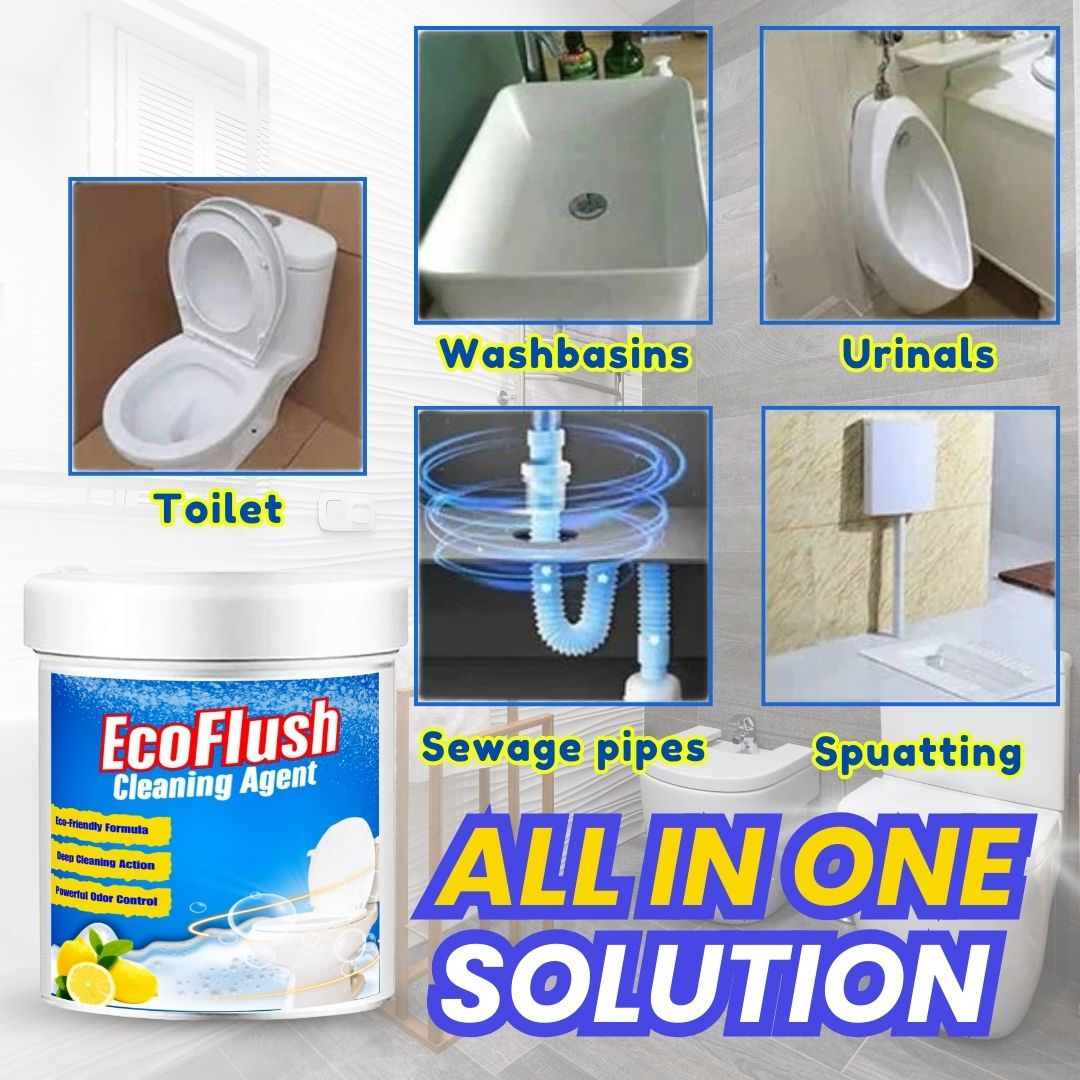 EcoFlush Cleaning Agent - BUY 1 GET 1 FREE