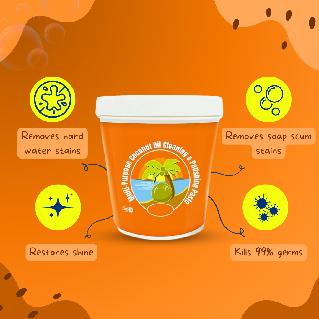 CocoFix Multi Clean Paste - Multi Purpose Cleaner and Polish