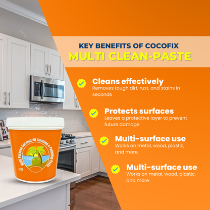 CocoFix Multi Clean Paste - Multi Purpose Cleaner and Polish